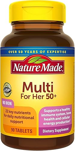 Miniatura 2 de Nature Made Multi for Her 50 tabletas de vitaminas y minerales 90 EA paquete de 4