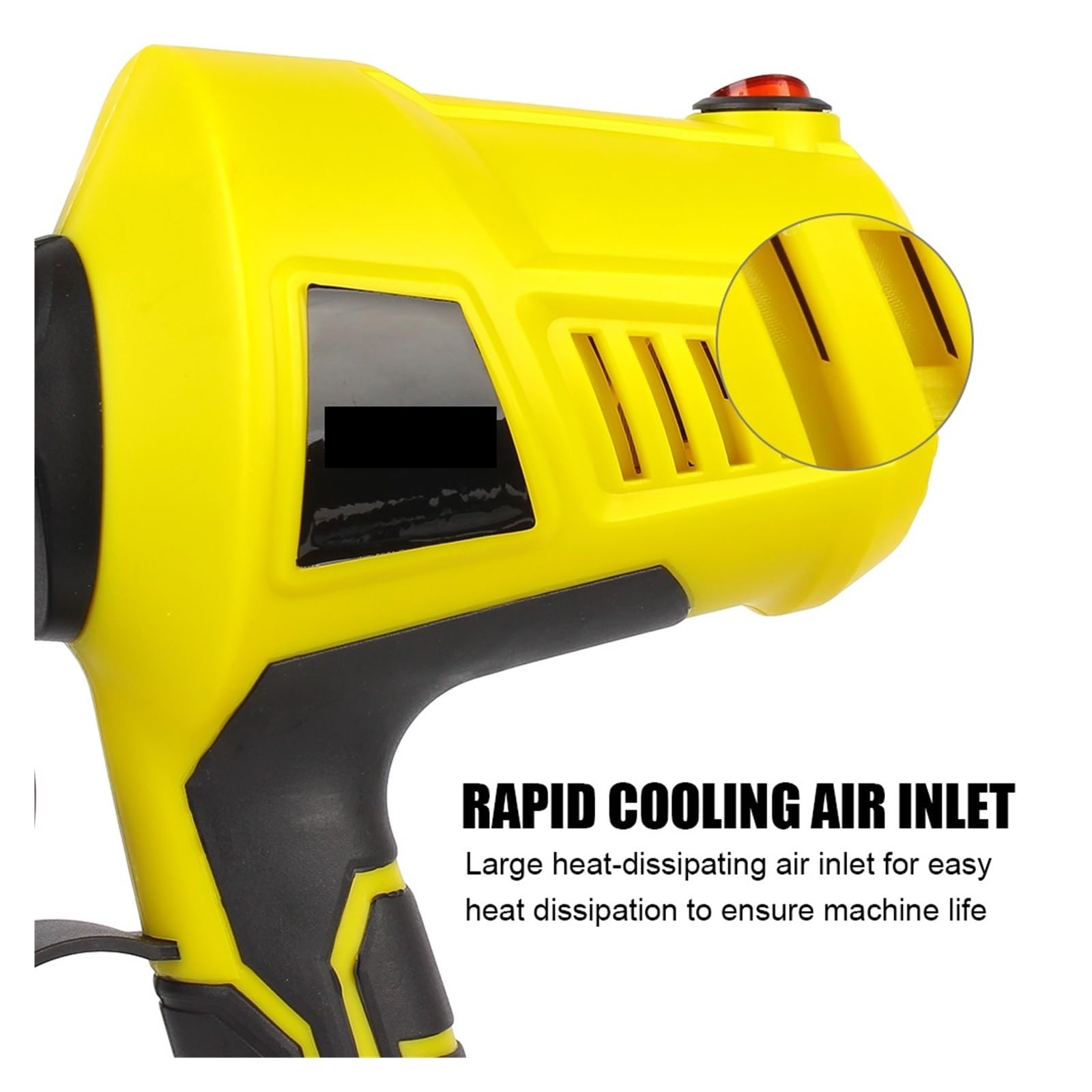 Pistolet natryskowy, 800ml łatwe natryskiwanie elektryczny pistolet natryskowy elektronarzędzia 500W gospodarstwa domowego opryskiwacz do farby kontrola przepływu pistolet natryskowy aerograf | Rood