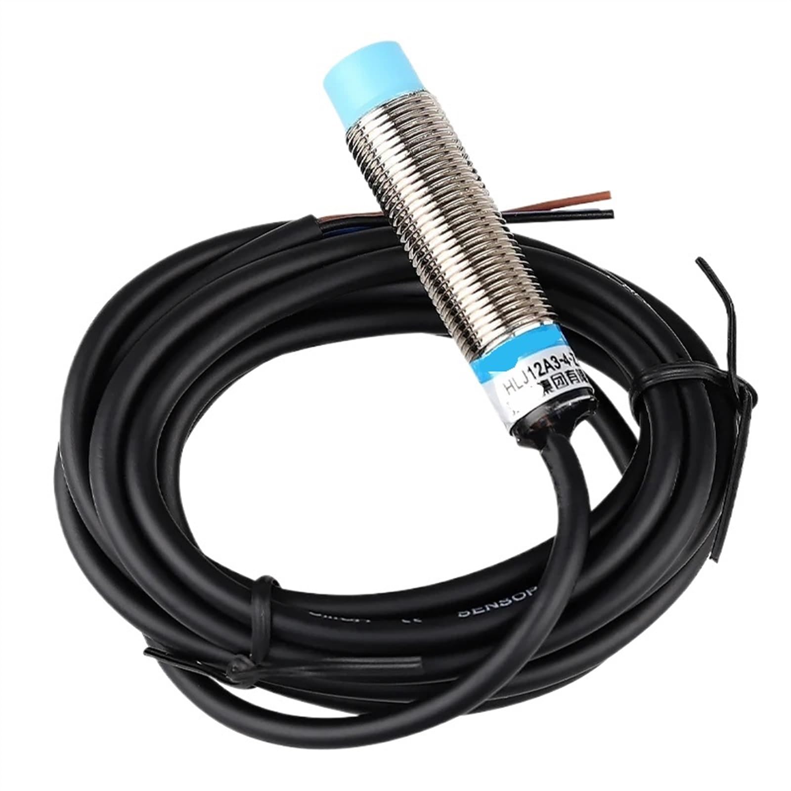Interrupteur de proximité inductif étanche HLJ12A3-4-Z/N1, capteur M12 DC Trois Fils NPN normalement Ouvert(HLJ12A3-2-Z D2 DX)