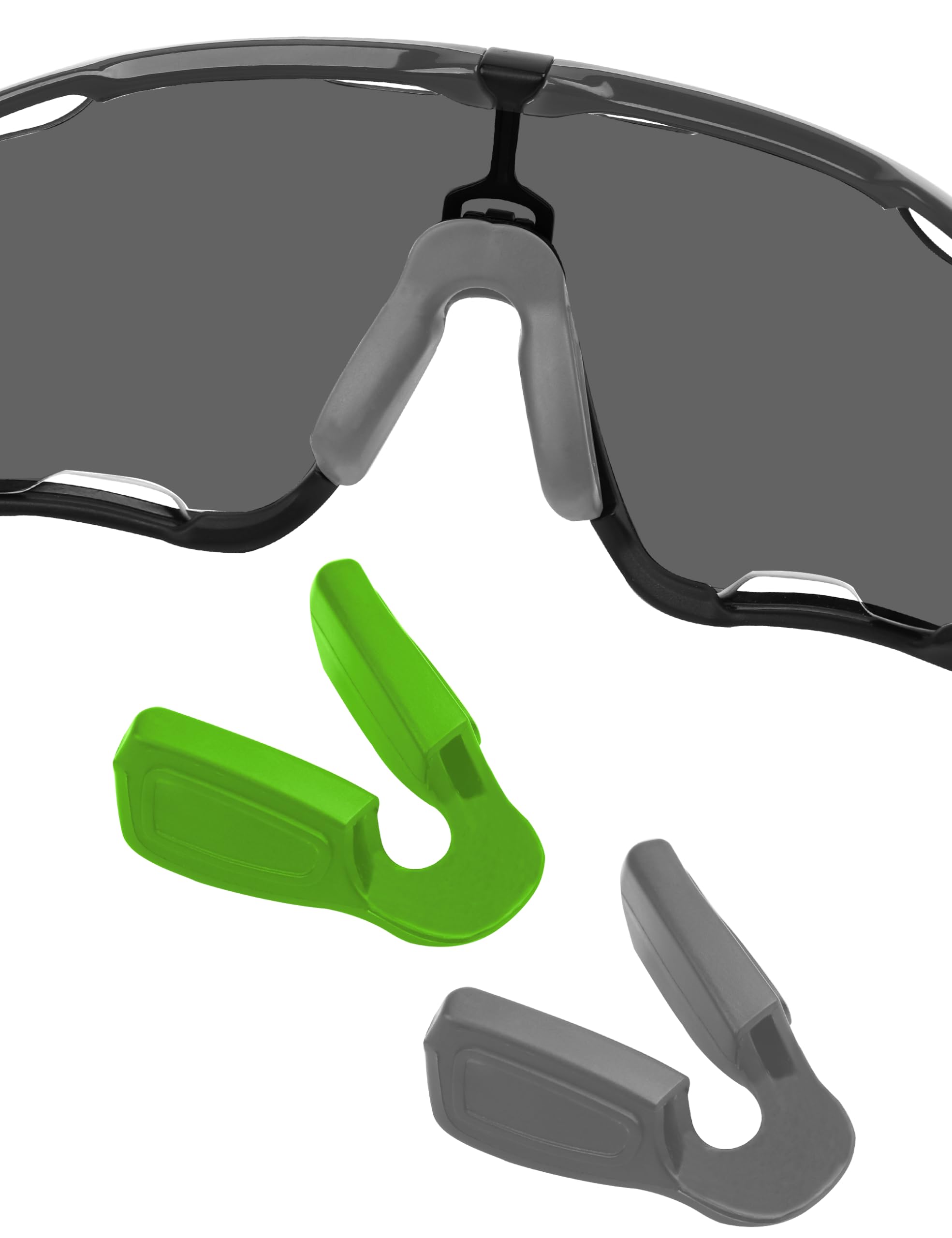 Plaquettes de nez de rechange pour lunettes de soleil Oakley Jaw-Breaker OO9290/Jaw-Breaker Asian Fit OO9270
