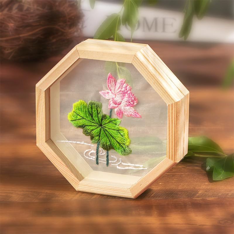 Image of Moda Crafts Transparent Embroidery Kit (Lotus), By the yard