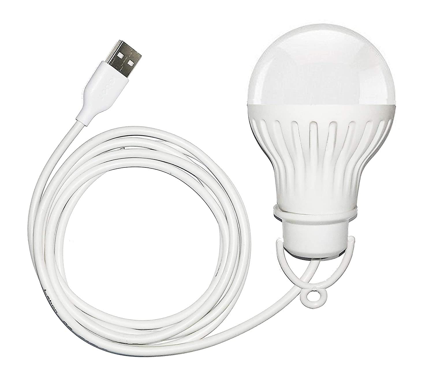 saleshop365 5W Portable Bright USB Led Bulb Light with Hook for Reading Camping Writing Works with Power Bank,Mobile Phone, Laptop, PC Adapter (B09HXC5KY6) Amazon Price History, Amazon Price Tracker