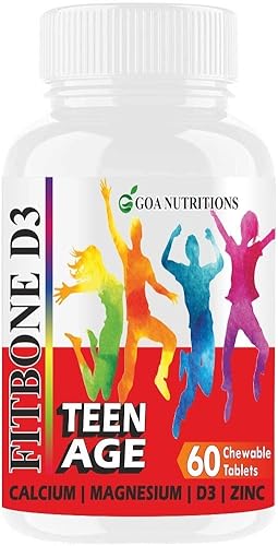 Minton Well-C Fitbone d3 Calcio para niños y adolescentes con magnesio zinc vitamina D y B12 para huesos fuertes Inmunidad Crecimiento Altura