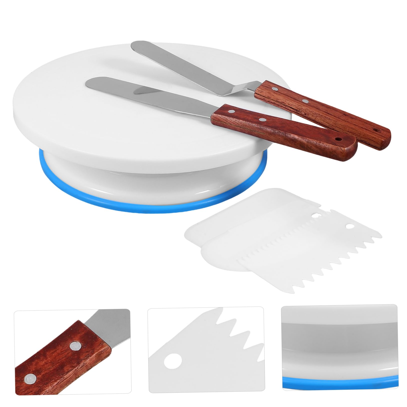 POPETPOP Girevole per Torte Antiscivolo Kit per Decorazione in Pasticceri e Appassionati