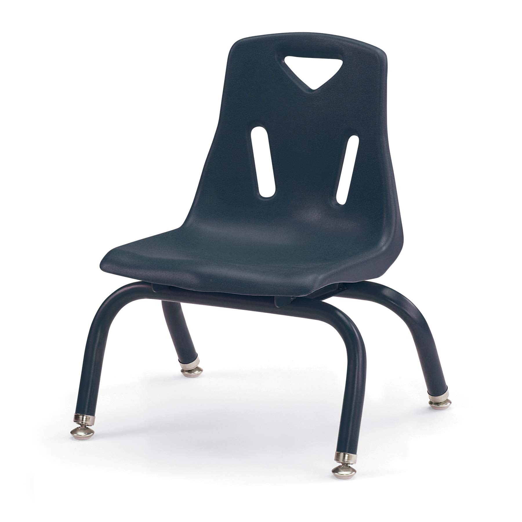 Berries Jonti-Craft 8118JC1112 Stacking Chair with Powder-Coated Legs, 8" Height, Navy