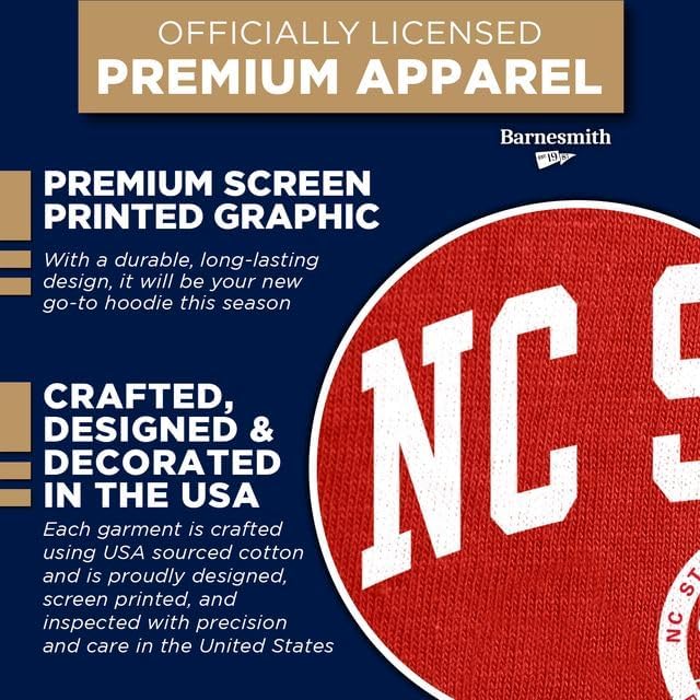 Barnesmith Hooded Sweatshirt, Unisex, Cotton/Poly Blend, Heritage Logo - Image 4