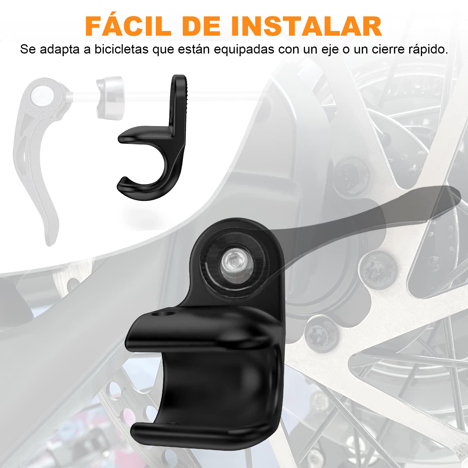 Acoplamiento de Remolque de Bicicleta para Remolque Thule (Negro, 1 Pieza)
