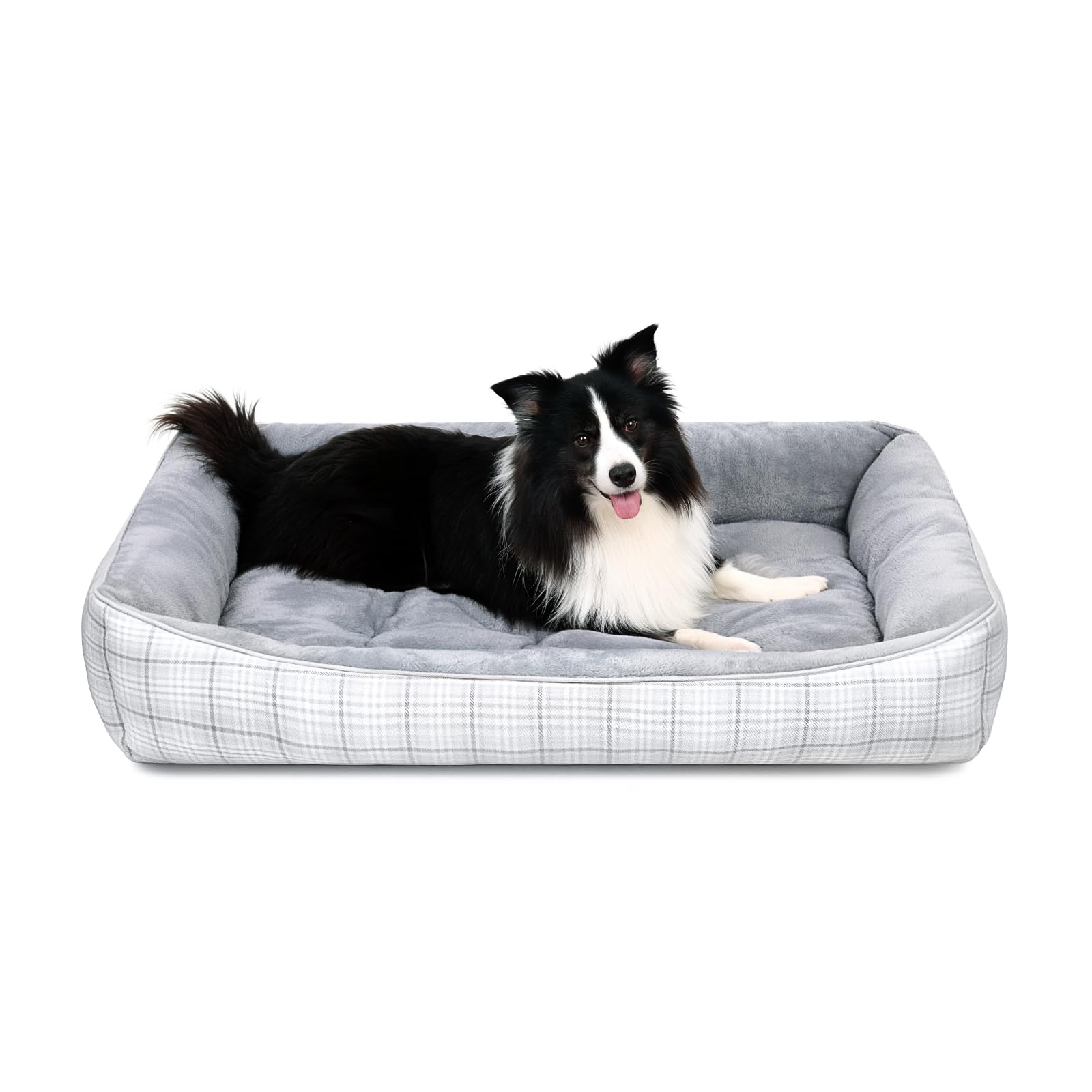 Photo 1 of **********SIMILAR***** MIHIKK Rectangle Dog Beds for Extra Large Dogs & Cats, Orthopedic Sleeping Pet Bed for Couch with Durable Puppy Cuddler and Anti-Slip Bottom Machine Washable 44 * 30 Inch (Gray)