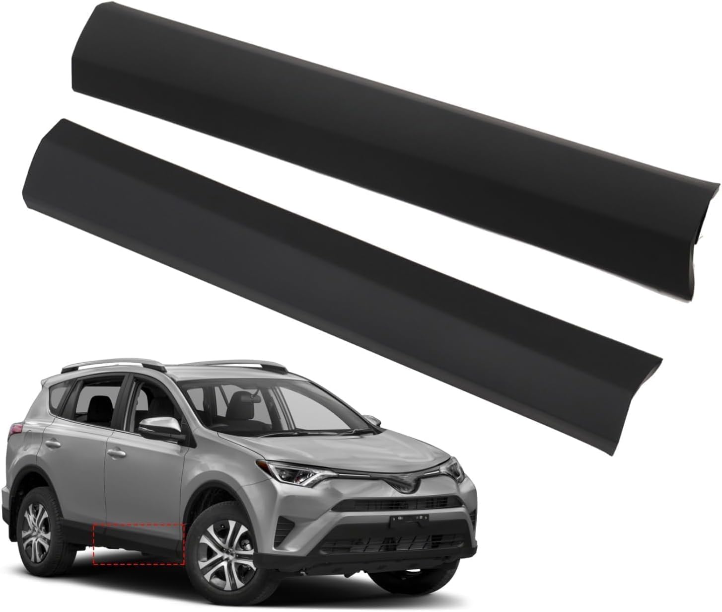 Front Right Side Door Lower Trim Molding Compatible with R-a-v-Four 2016-2018 750730R040