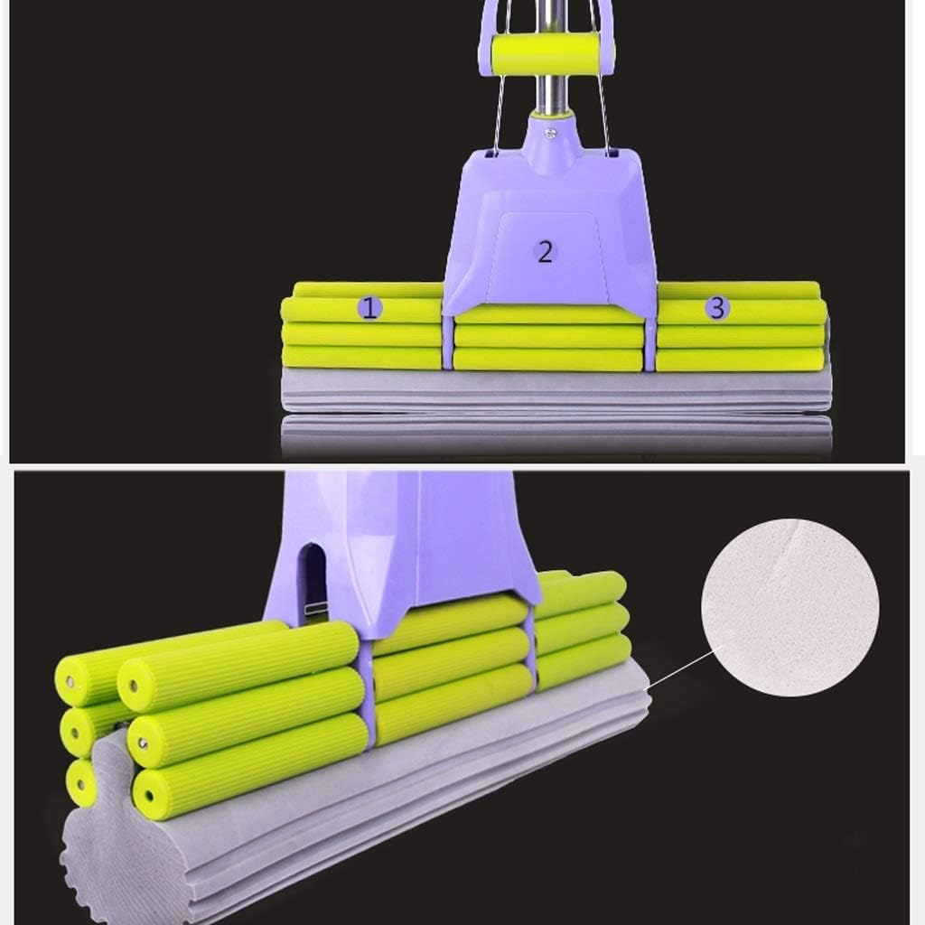 Super Absorbent Roller Sponge Foam Mop with Extendable Handle