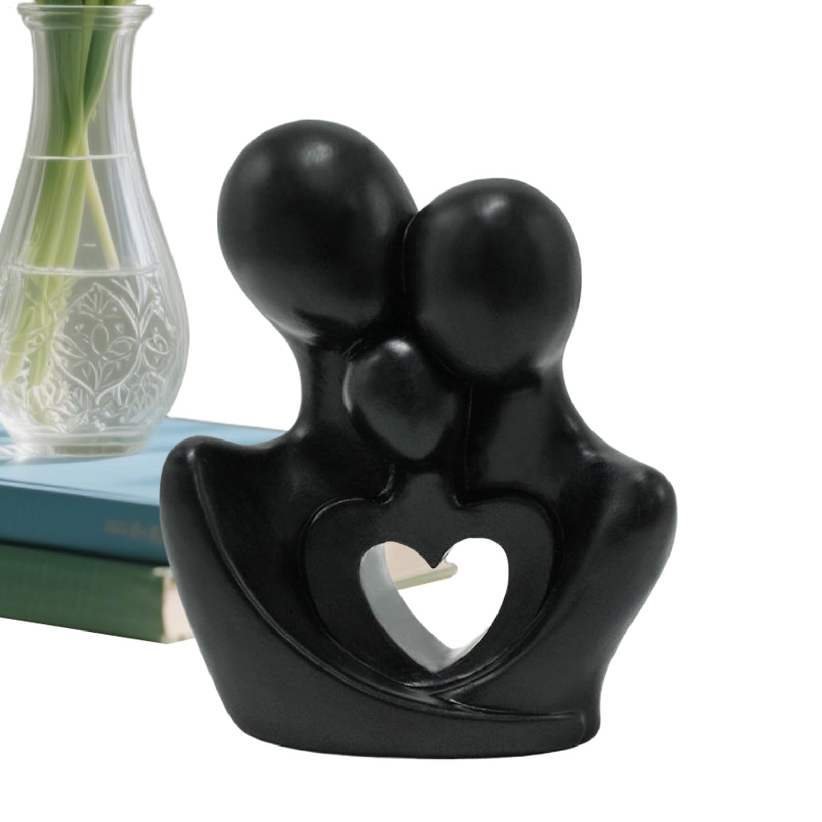 Statue décorative de 3 figurines pour étagère TV et salon cosy