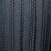 Garnimex Fermeture éclair sans fin, 2 m de long, vendu au mètre, couleur 038, gris foncé, avec 6 curseurs et rail en spirale de 5 mm