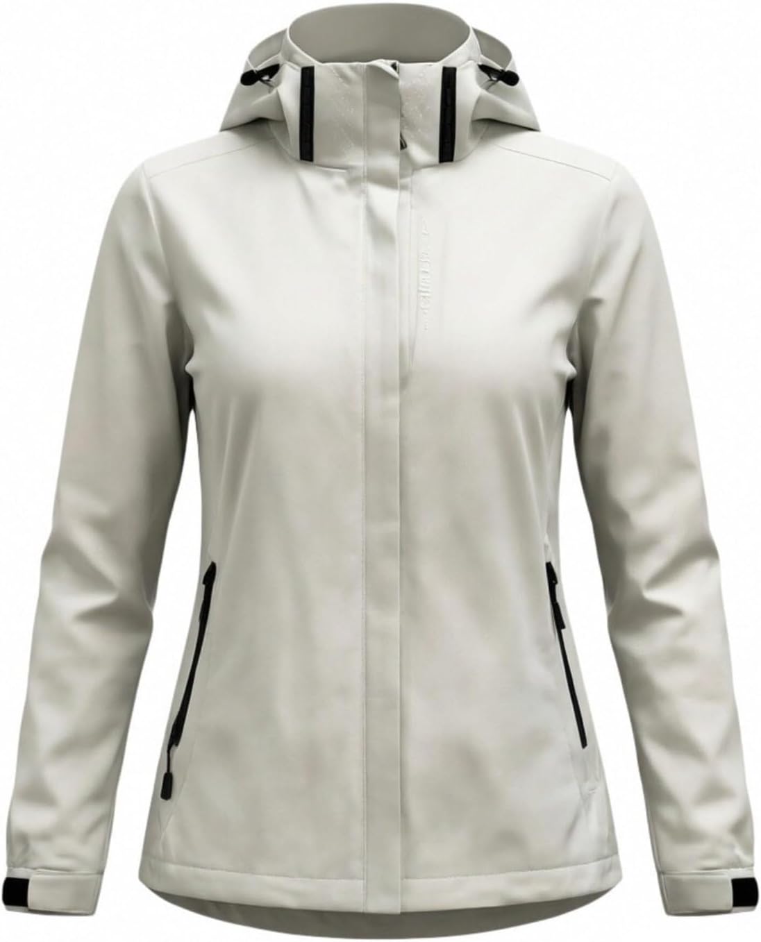 Women Stand Collar Windproof Jacket Long Sleeve Zipper Lightweight Coat Outdoor Hiking Cycling Waterproof Jackets