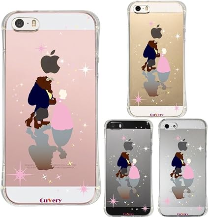 Amazon Iphone 各機種 対応 Cuvery Iphone5s 5 Iphone Se 16年モデル 対応 ソフト クリア 透明 ケース レンズ 液晶保護 超軽量 耐衝撃 ディズニーモチーフ 美女と野獣 デザイン スマホ スマホケース 家電 カメラ オンライン通販
