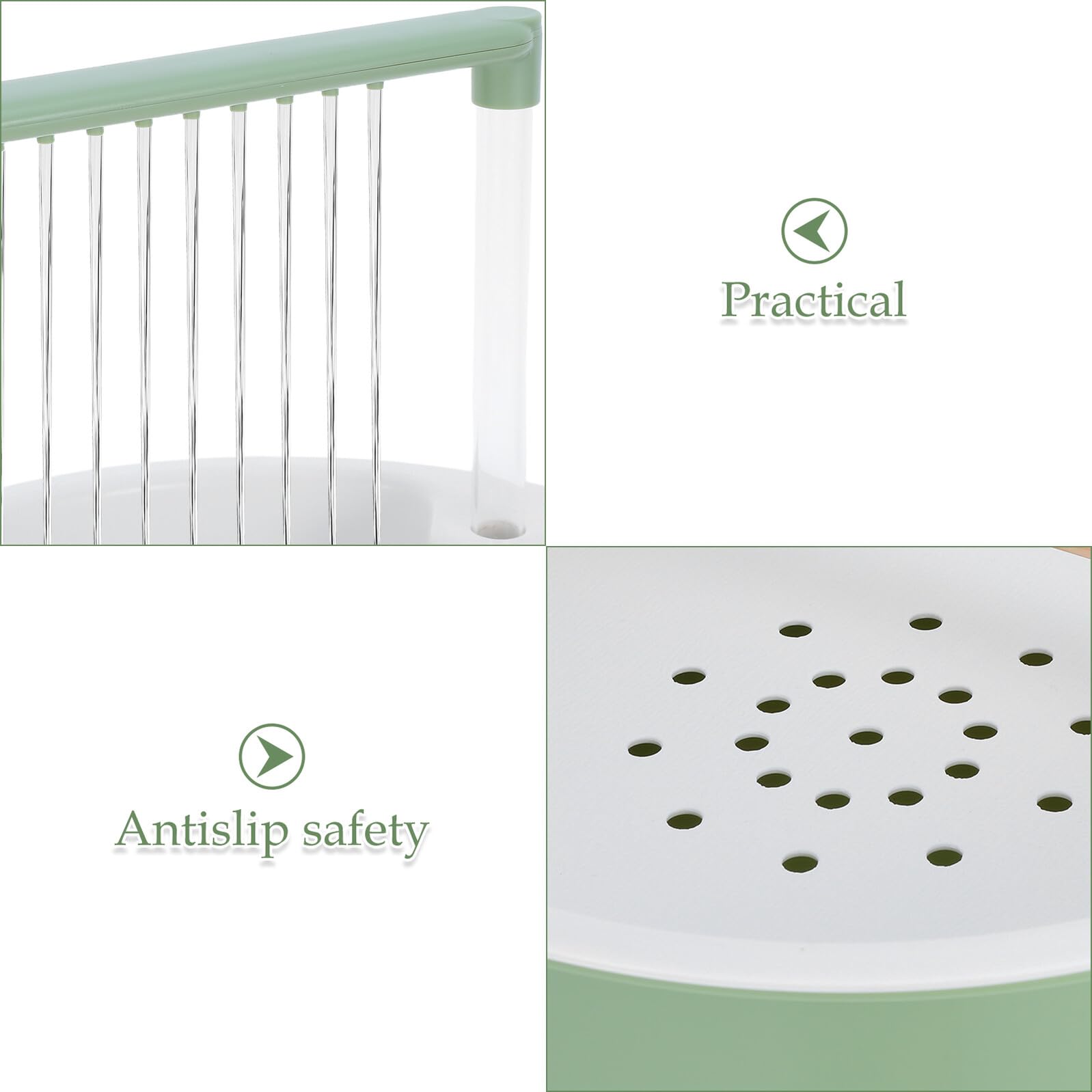 Vasca da Bagno per Uccelli con Doccia Automatica, Pompa ad Alta Efficienza, Base Antiscivolo e Supporto per Trespolo, per Parrocchetti, Calopsitte e Uccelli Domestici da Interno