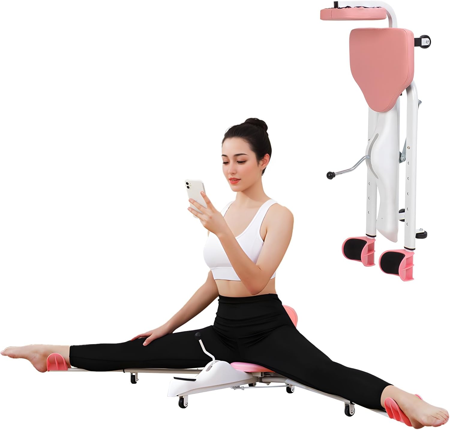 Split Machine Leg Stretcher for Flexibility Training – Adjustable Stretching Equipment for Ballet, Dance, Gymnastics, Martial Arts, and Fitness – Hamstring, Hip, Calf, Deep Squat Support Tool