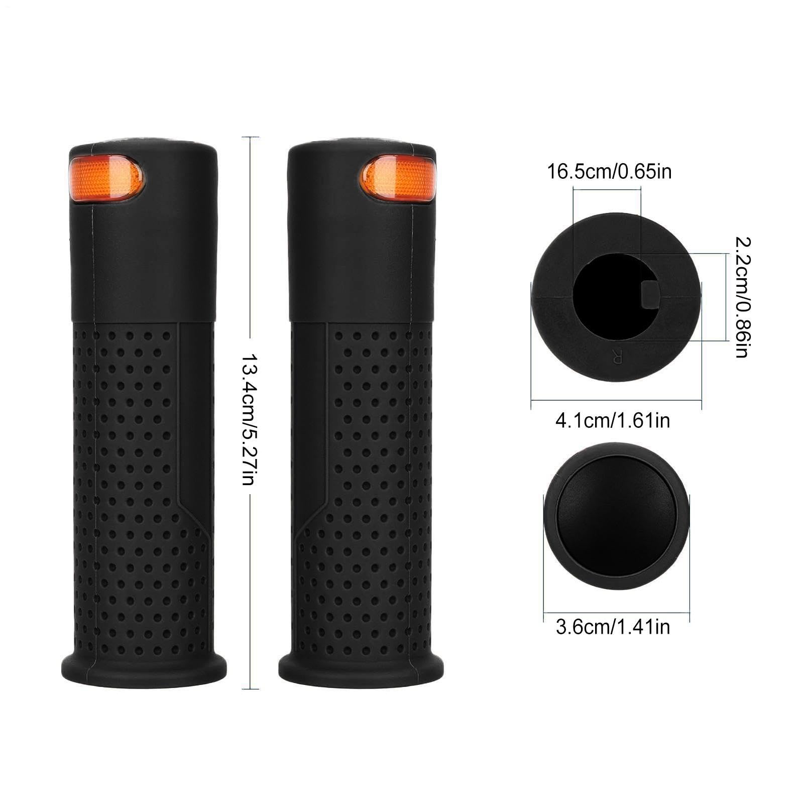 Manopole Frecce per Monopattino di segnalazione LED ricaricabili e | Indicatori di Direzione per Manubrio Per Bici Montagna Strada Outdoor Guida Notturna Pendolarismo Viaggio Parcheggi