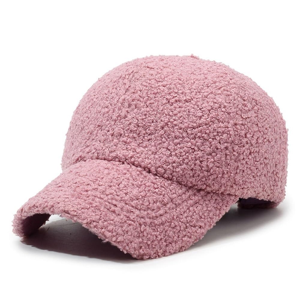 Casquette de baseball unisexe peluche hiver visière protection solaire voyage