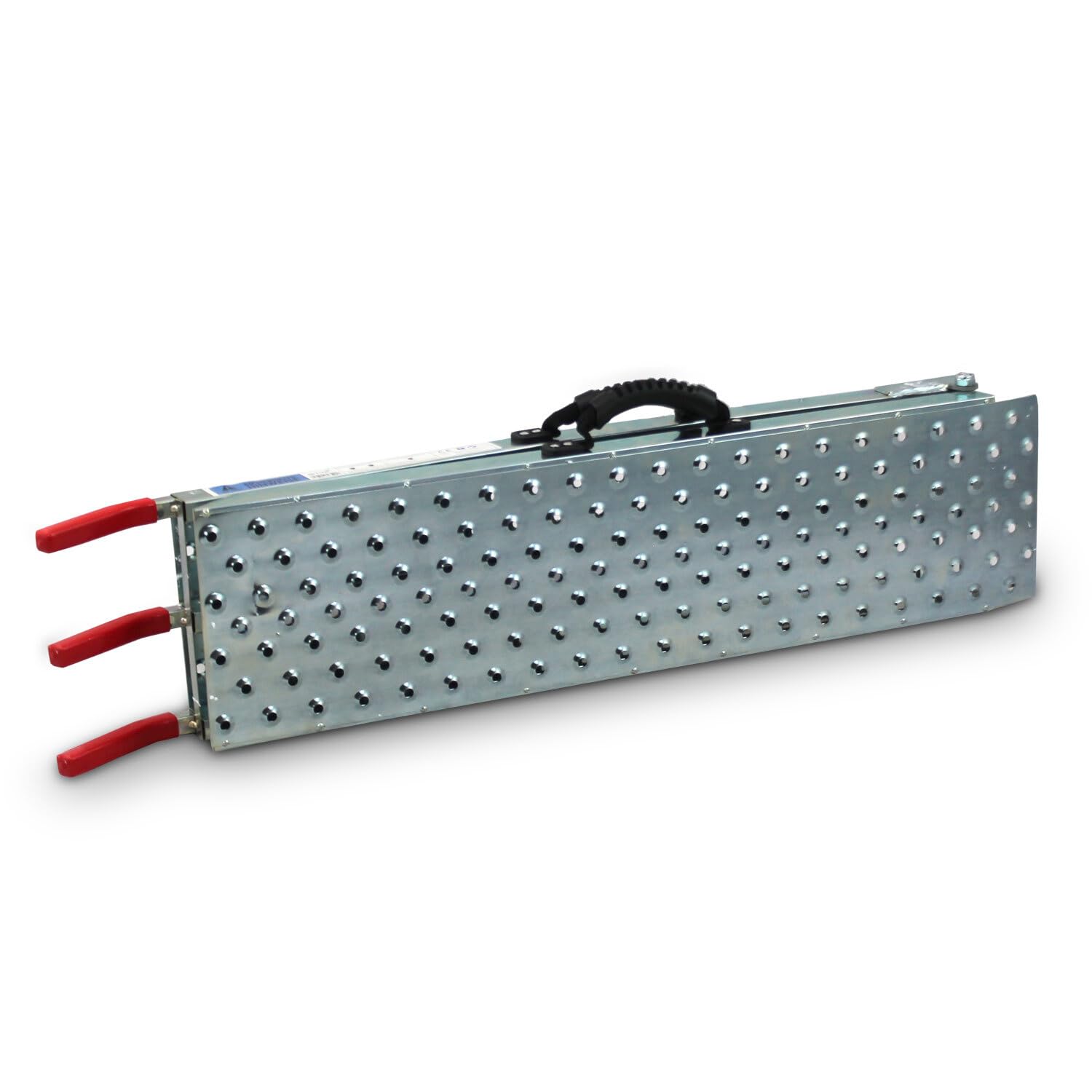 Bituxx 1x Auffahrrampe Verladerampe Quadrampe Motorradrampe Klappbar Stahl bis 400kg Länge 1,76m