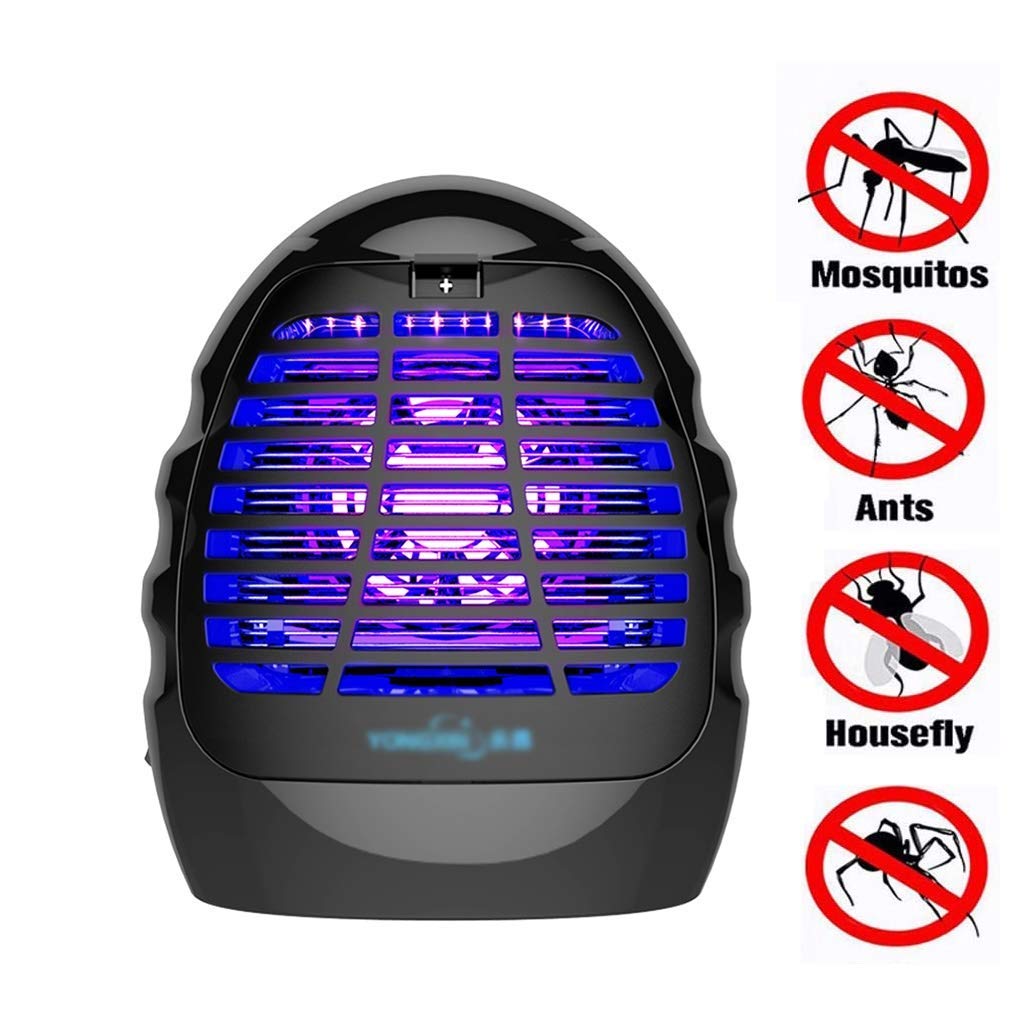 Trappola per zanzare Lampada antizanzare elettronica, Luce UV Zapper per zanzare Killer per insetti Non tossico per uso domestico Muto Bambino Camera da letto interna Uso cucina Lampada antizanzare a