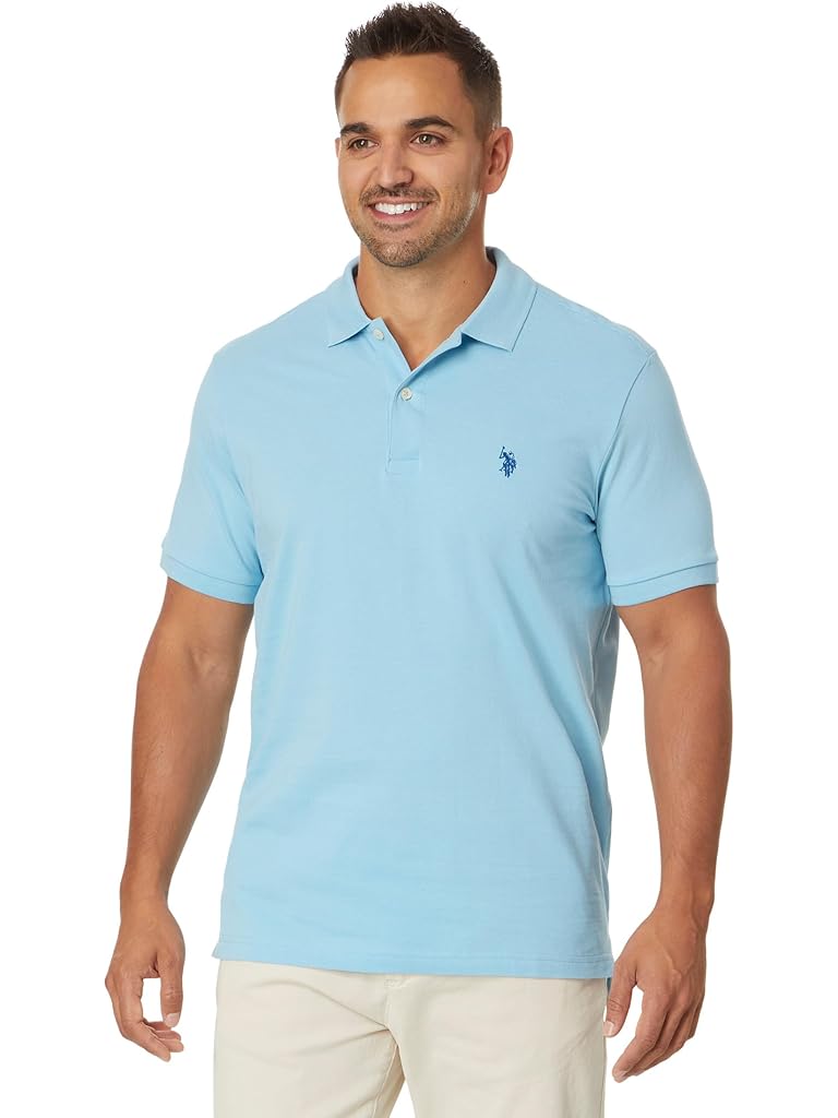 U.S. POLO ASSN. Solid Cotton Pique Polo with Small Pony