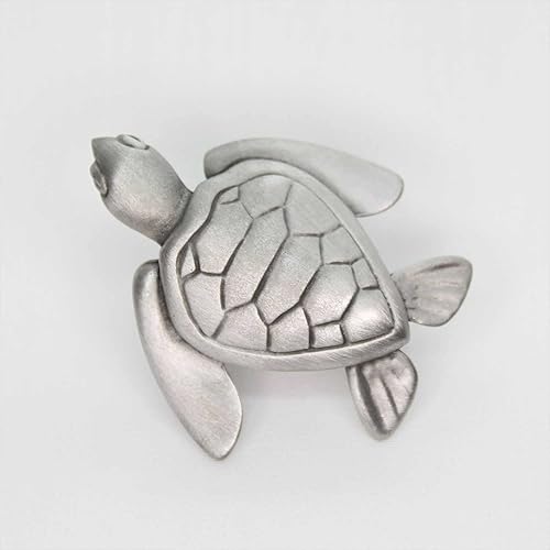 Miniatura 3 de Costello Coastal - Perilla de armario de tortuga (pequeña), acabado de níquel cepillado, herrajes para cocina, dormitorio, sala de estar, gabinetes