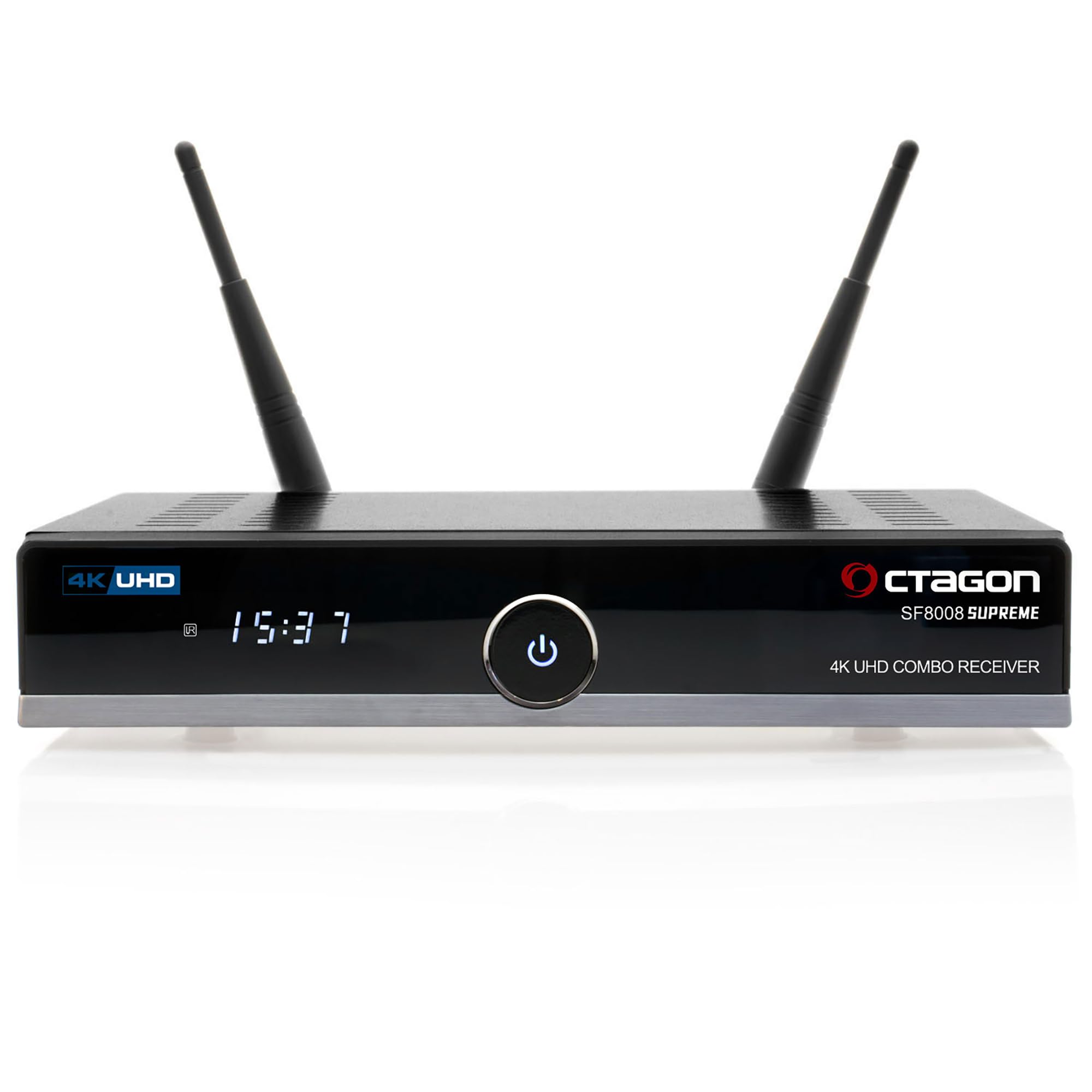 Octagon SF8008 V3 (Version 3) UHD 4K Supreme Combo Receiver, Sat- Kabel- & DVB-T2 Receiver, E2 Linux & Define OS, mit PVR Aufnahmefunktion, M.2 M Key, Gigabit LAN, Kartenleser, Sat to IP, WiFi WLAN