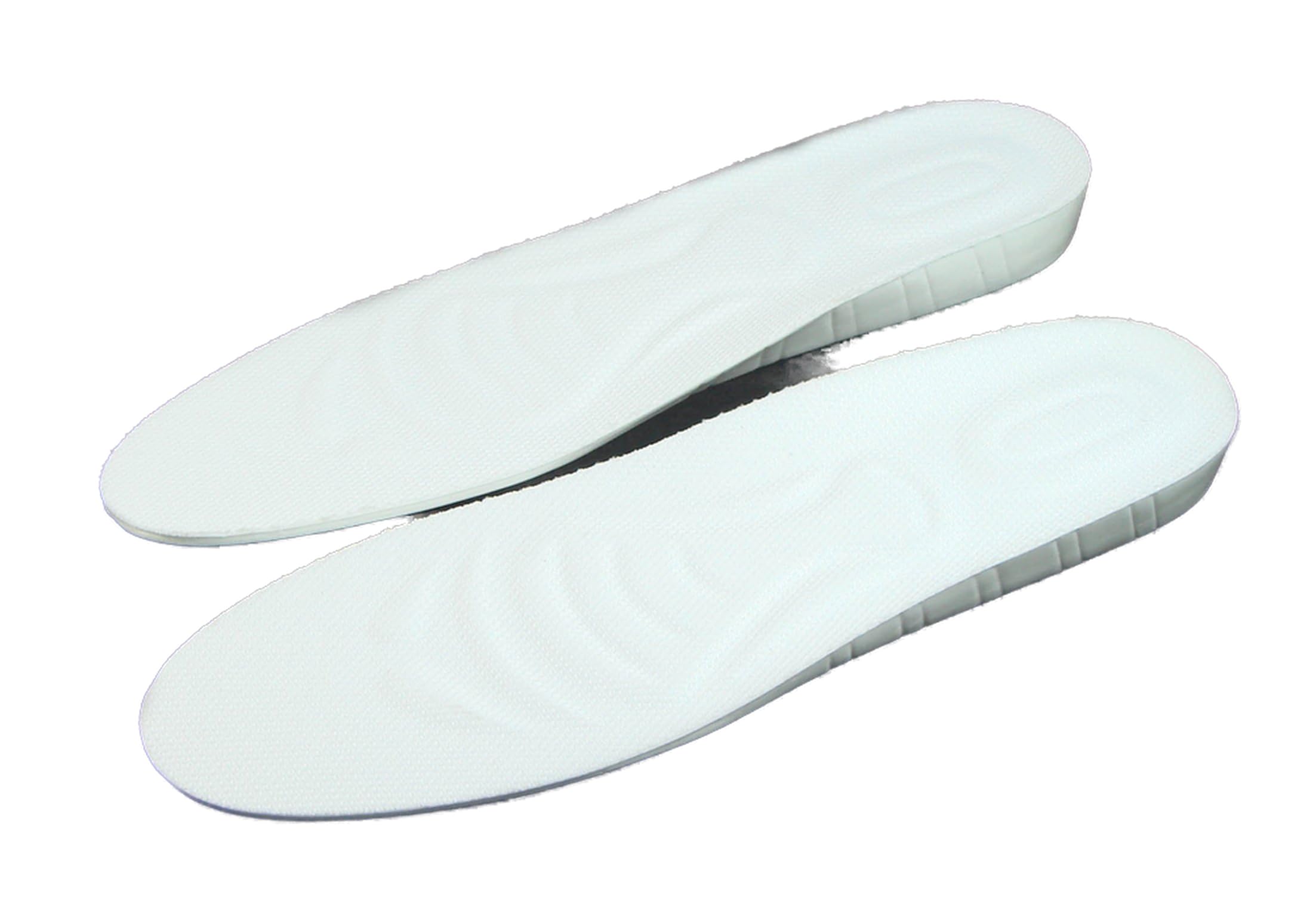 SINY Full Length Shoe Insoles Height Increase Cushion for Women Foot Care White Lift Kit 2cm 0.8"