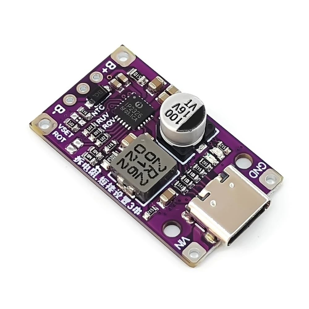 USB Type-C 2–3S Lithium BMS Charging & Boost Module 15W with QC Support, Balanced Charging & Status Indicators-picture-11