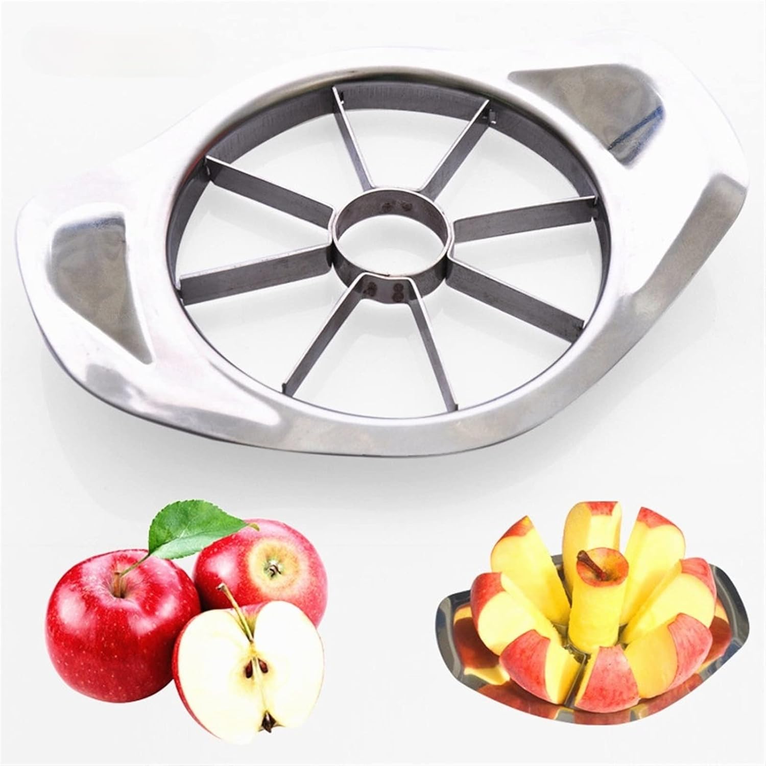 Mandolines Stainless Steel Apple Cutter Fruit Pear Divider Slicer Cutting Corer Cooking Vegetable Tools Chopper Kitchen Gadgets Accessories
