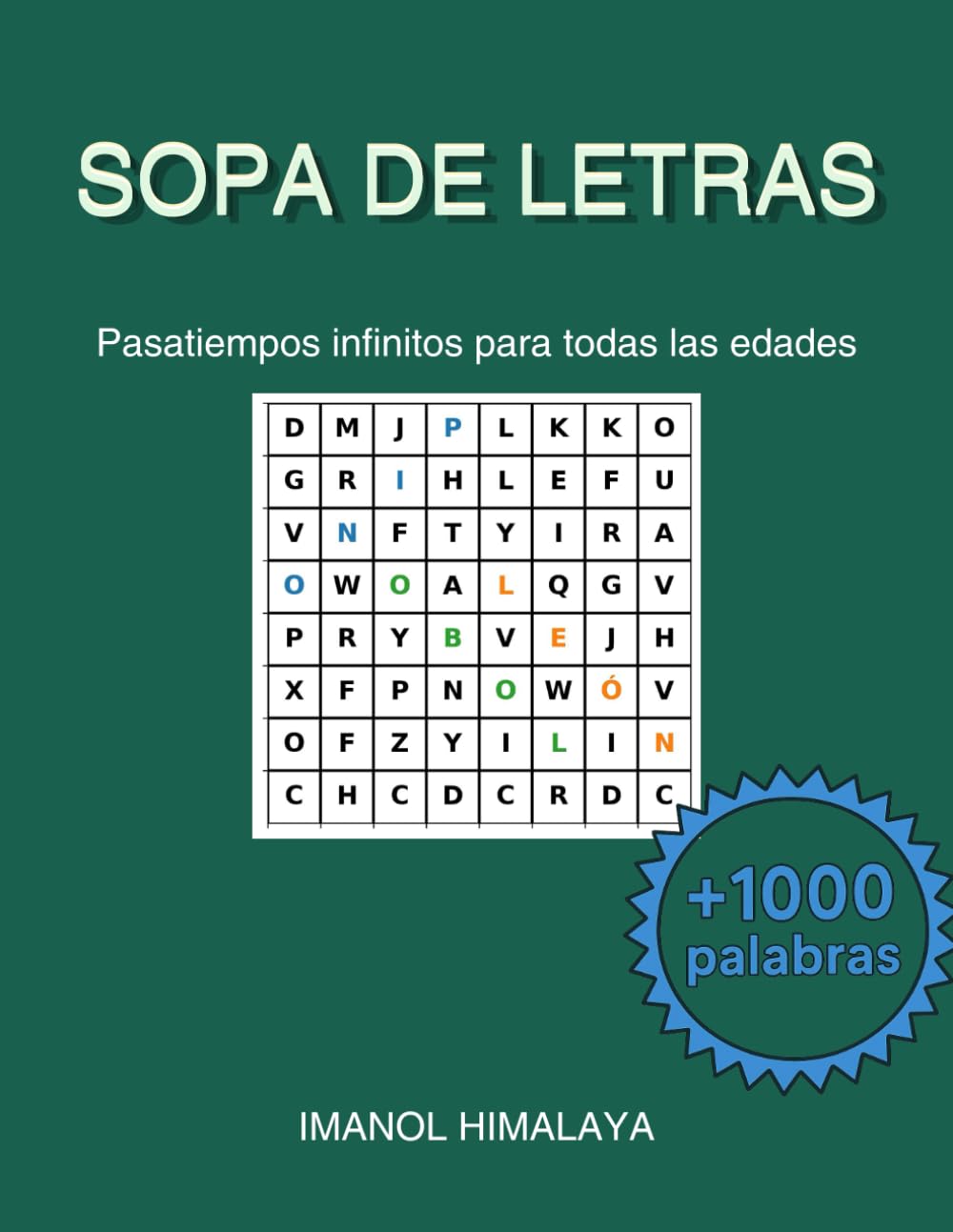 SOPA DE LETRAS: Pasatiempos infinitos para todas las edades