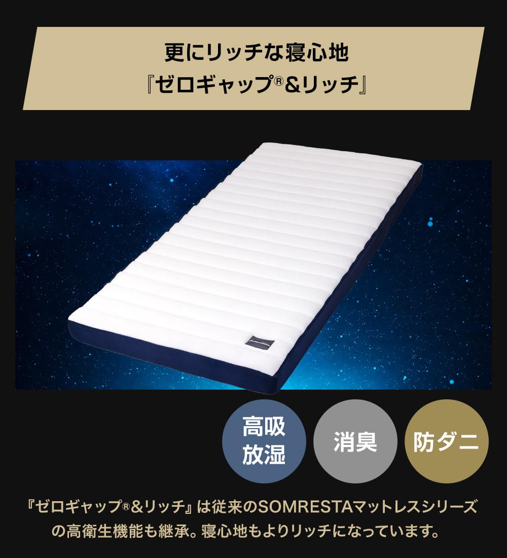 Amazon｜SOMRESTA（ソムレスタ） ゼロギャップ＆リッチ 三つ折り