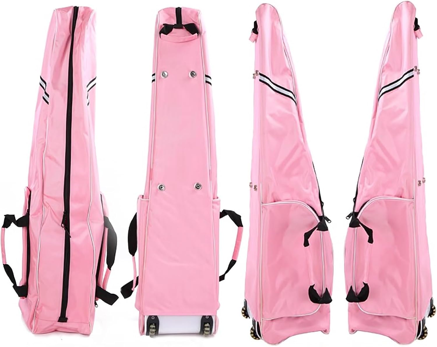 Fencing Bag, Multi-functional Fencing Bag, Fencing Bag With Small Rollers, Easy To Carry, Waterproof And Durable, Fencing Equipment Bag, Suitable For Mask Sword And Fencing Suit Storage Bag(Pink)