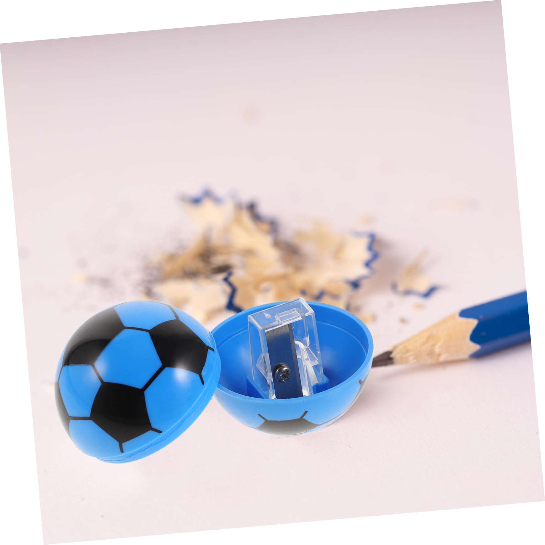 HOMSFOU 4 Sätze Bleistiftspitzer Für Schulbleistifte Fußball Bleistiftspitzer Fußball Kinderspitzer Manueller Großpackung 20 Stück * 4