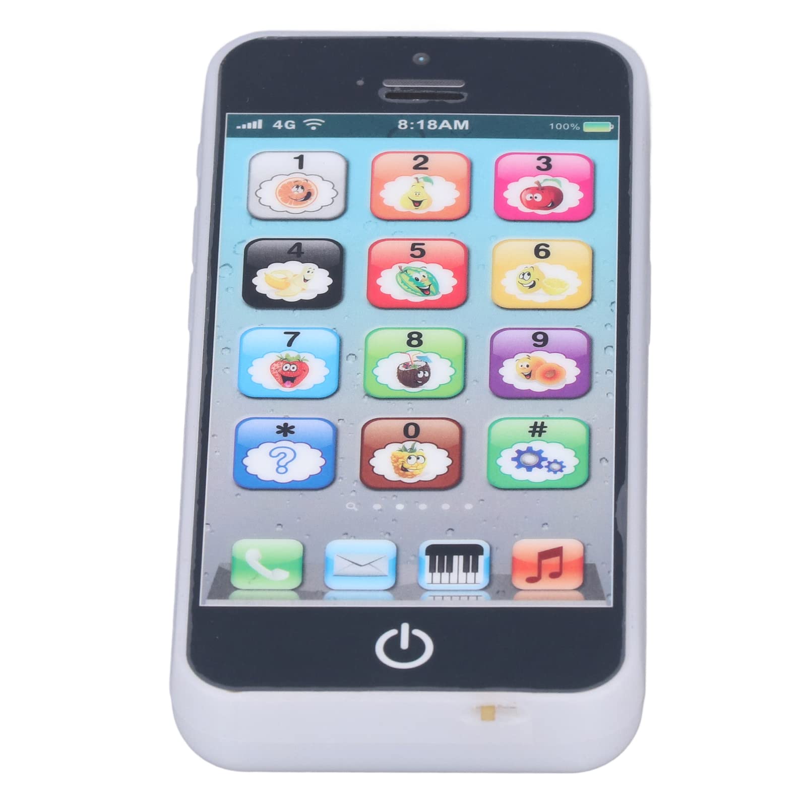Keenso Toy Learning Play Cell Phone with Lights for Toddler Baby Kids 12-18 Months Ages 1-3 Year Old (Black) — view 8
