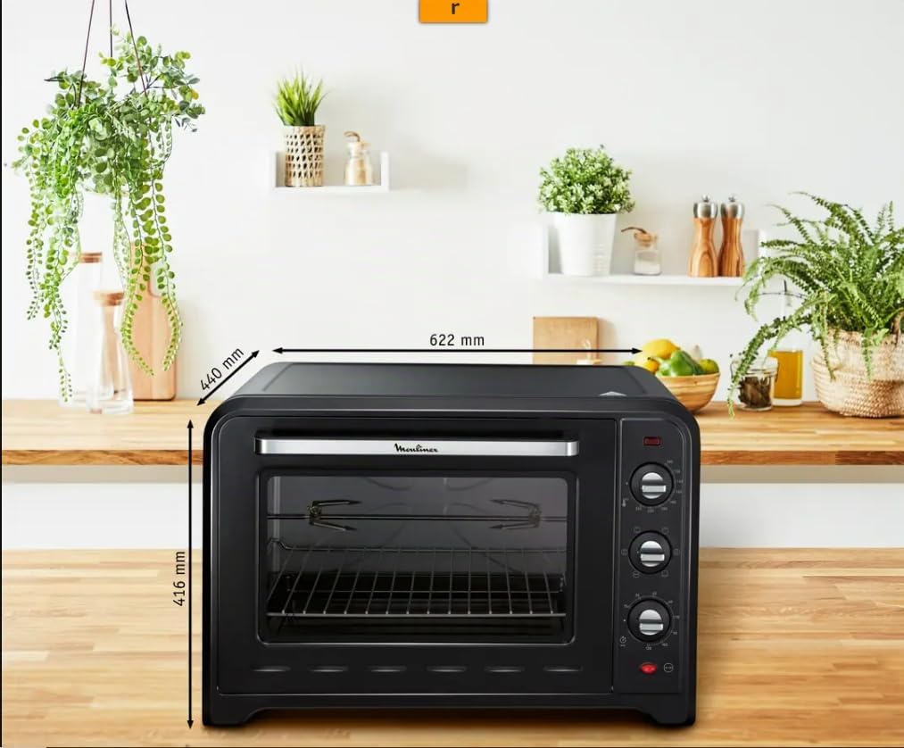 Moulinex yy2917fb Forno a convezione Optimo 60 L, 7 modalità di cottura, Nero