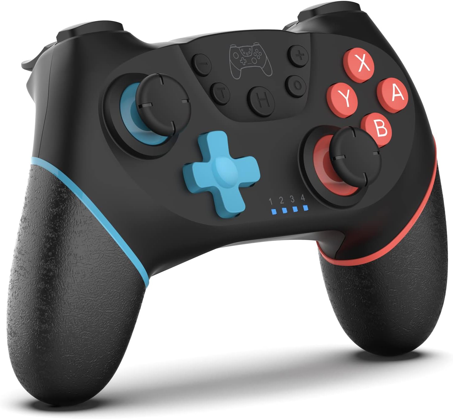 Maegoo Wireless Controller for Switch and Switch Lite, Bluetooth Switch Pro Controller Gamepad Joypad Joystick Support Gyro Axis/Turbo/Dual Shock Compatible with Nintendo Switch (Blue)