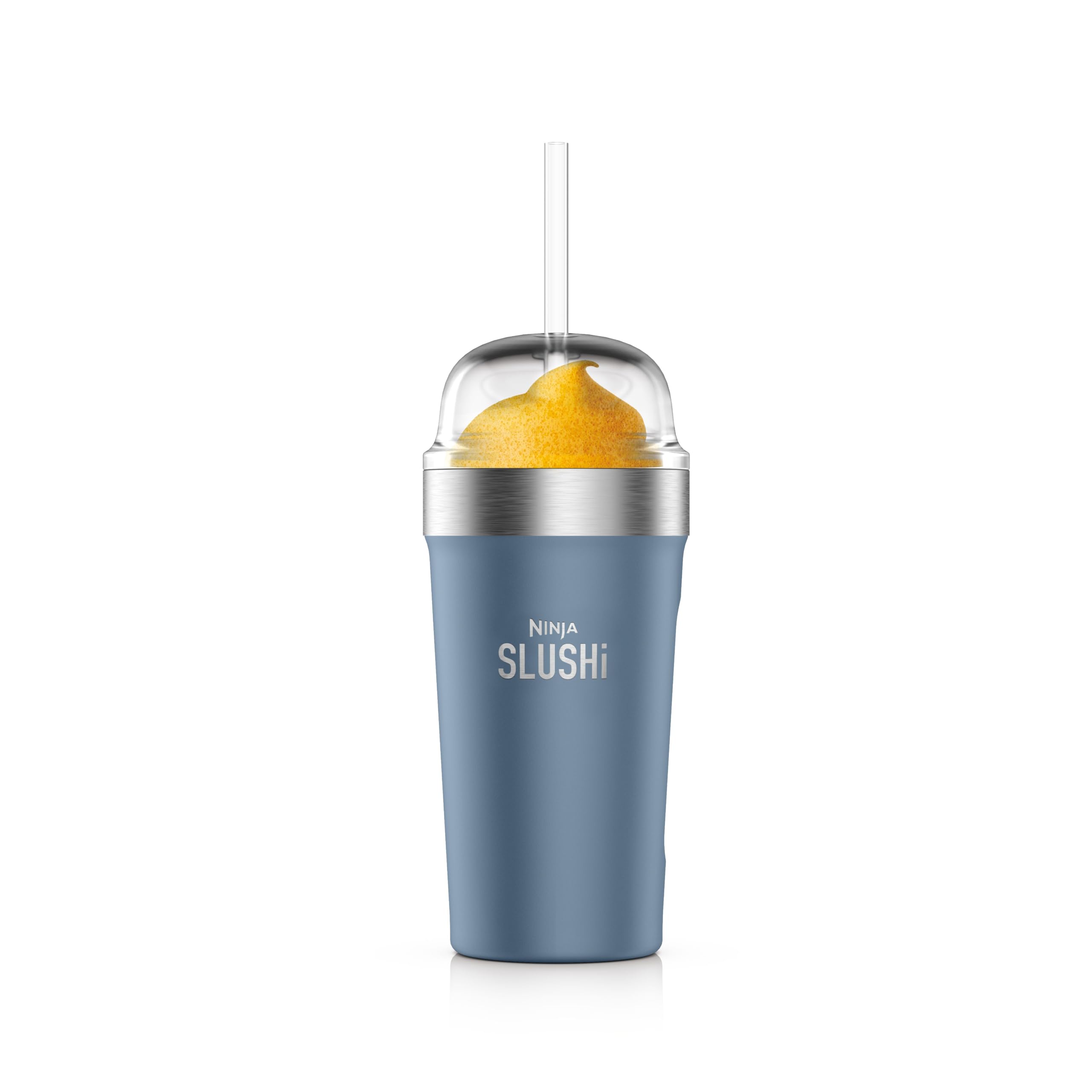 Ninja SLUSHi 473ML Insulated Bubble Cup with Lid & Straw, Official SLUSHi Accessory, Denim Blue, XSKBBLNDEUK