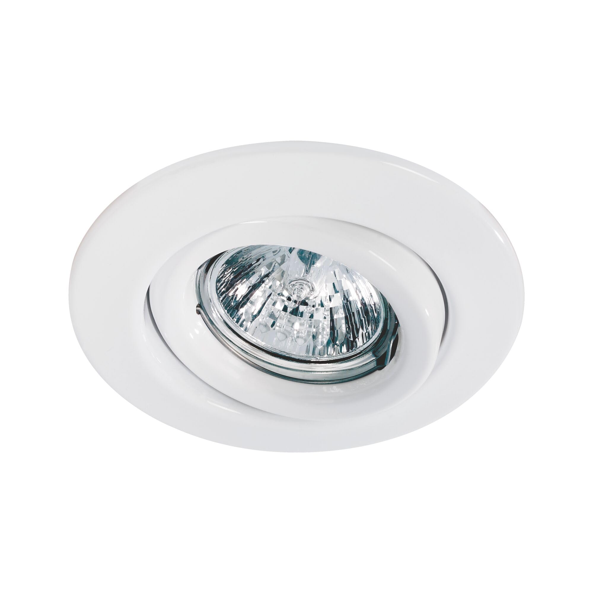 Paulmann 98971 Quality Encastr. orientable, max. 50W, 12V, GU5,3 51mm, Blanc/TôLED´Acier