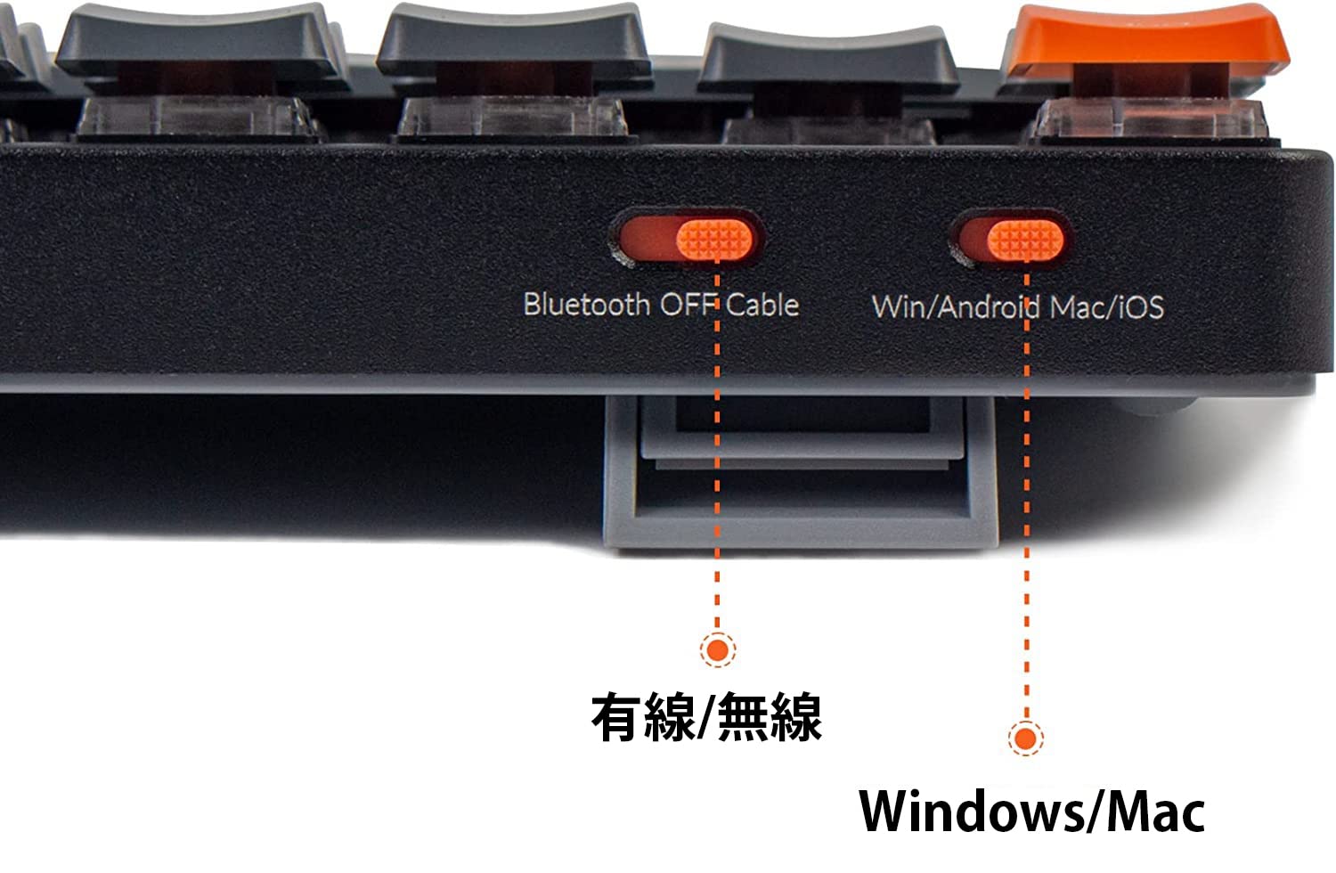 Keychron K1 赤軸 US配列 有線/無線対応 Keychron K1 SEワイヤレスメカニカルキーボード（バージョン5
