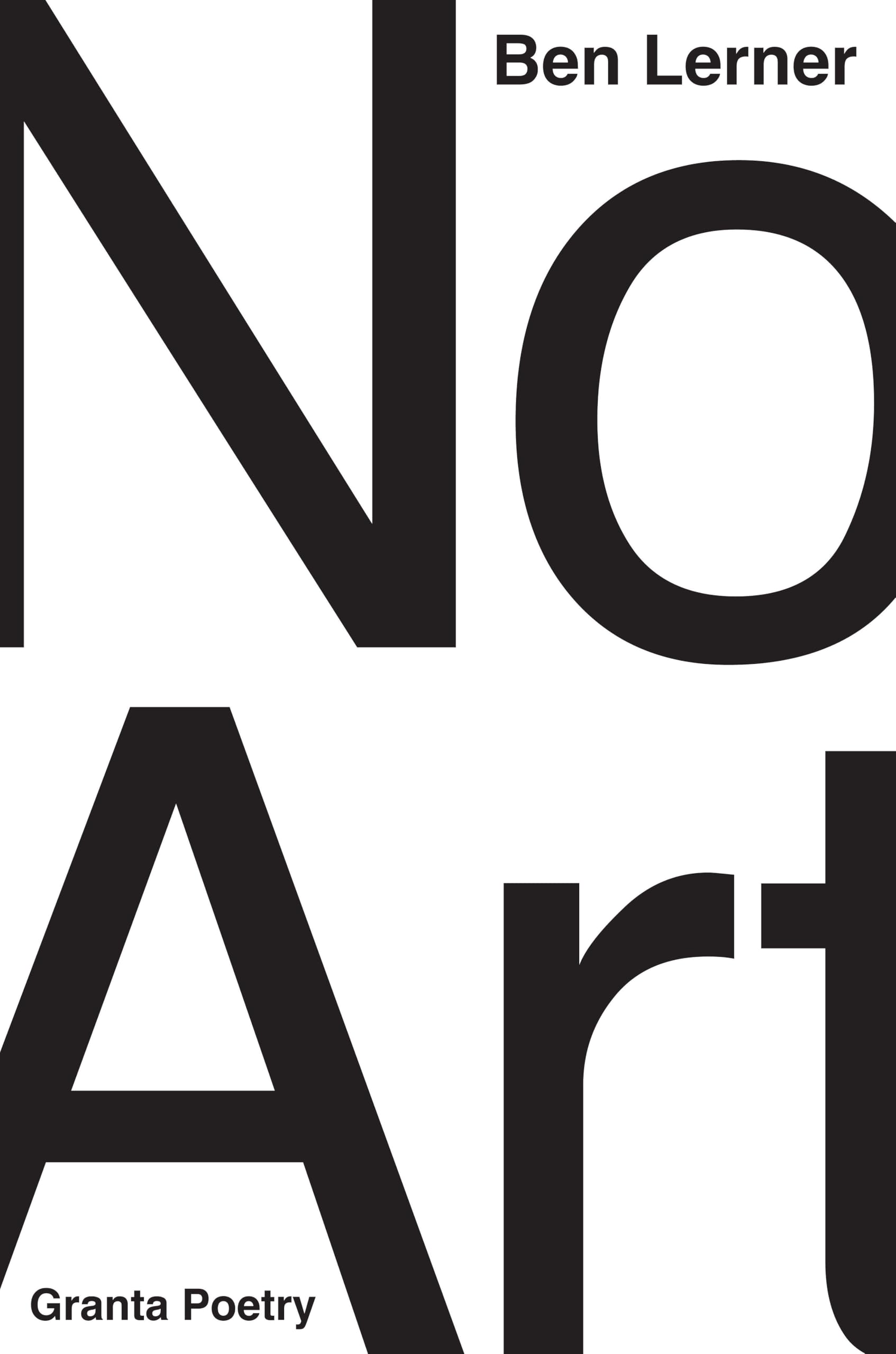 No Art Poems by Ben Lerner (Paperback Book)