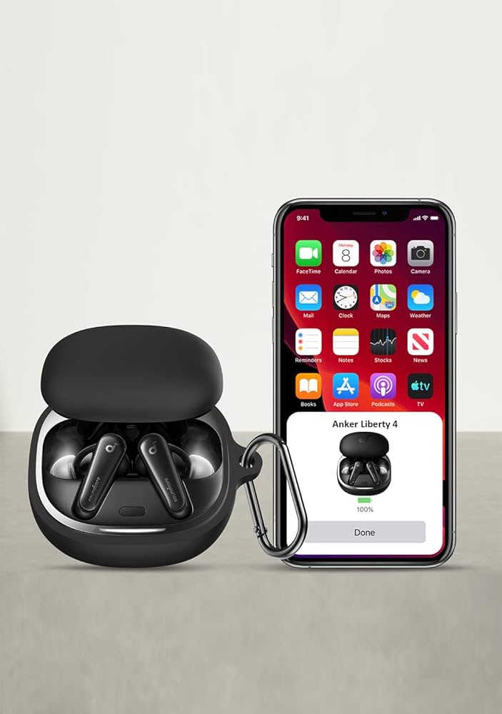 soundcore Liberty 4 ワイヤレスイヤホン　シリコンケース付 楽天市場】【1年保証】YOFITAR Anker Soundcore Liberty 4 NC