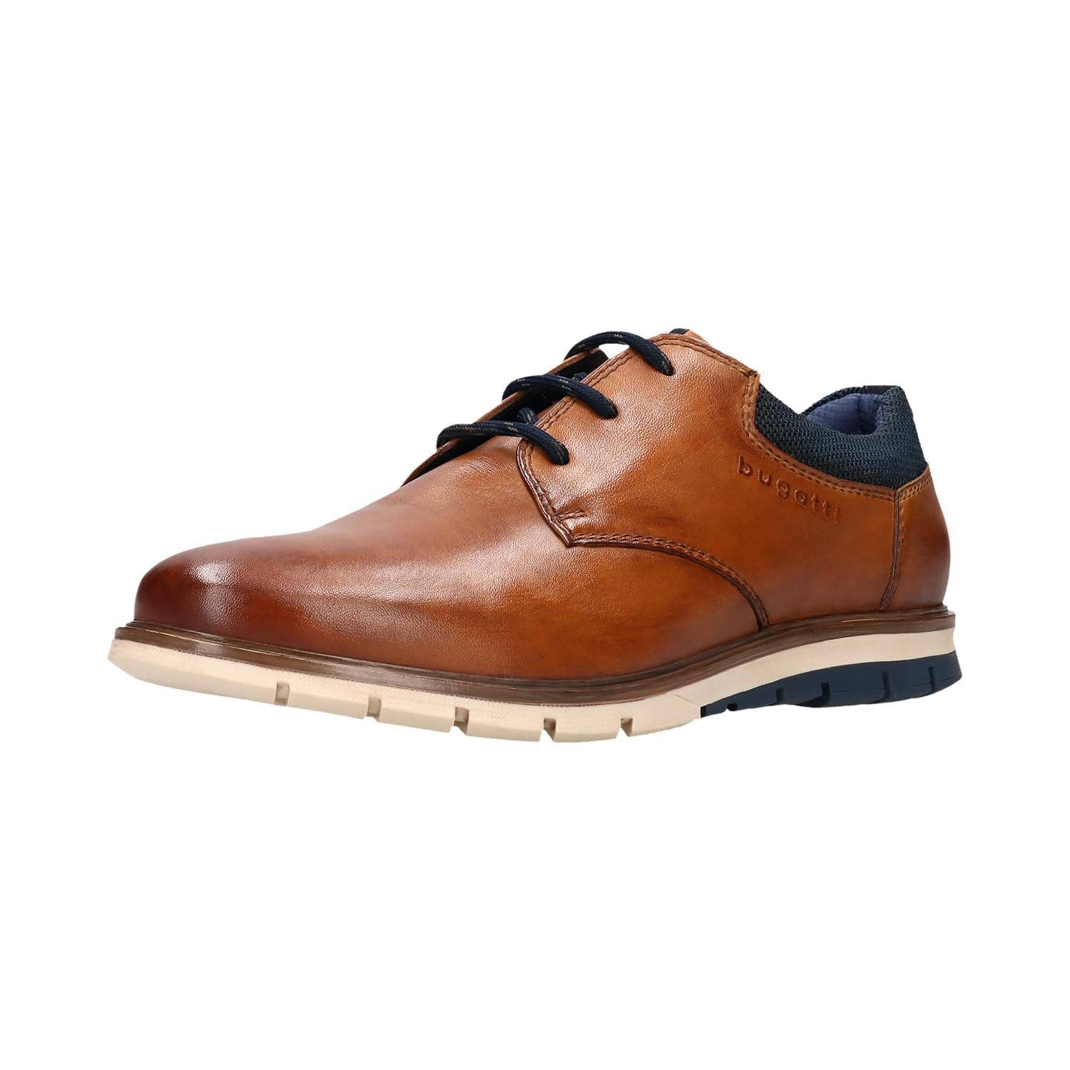 bugatti Men's Low Shoes, 333-9711W, Cognac, 40, Cognac, 6 UK