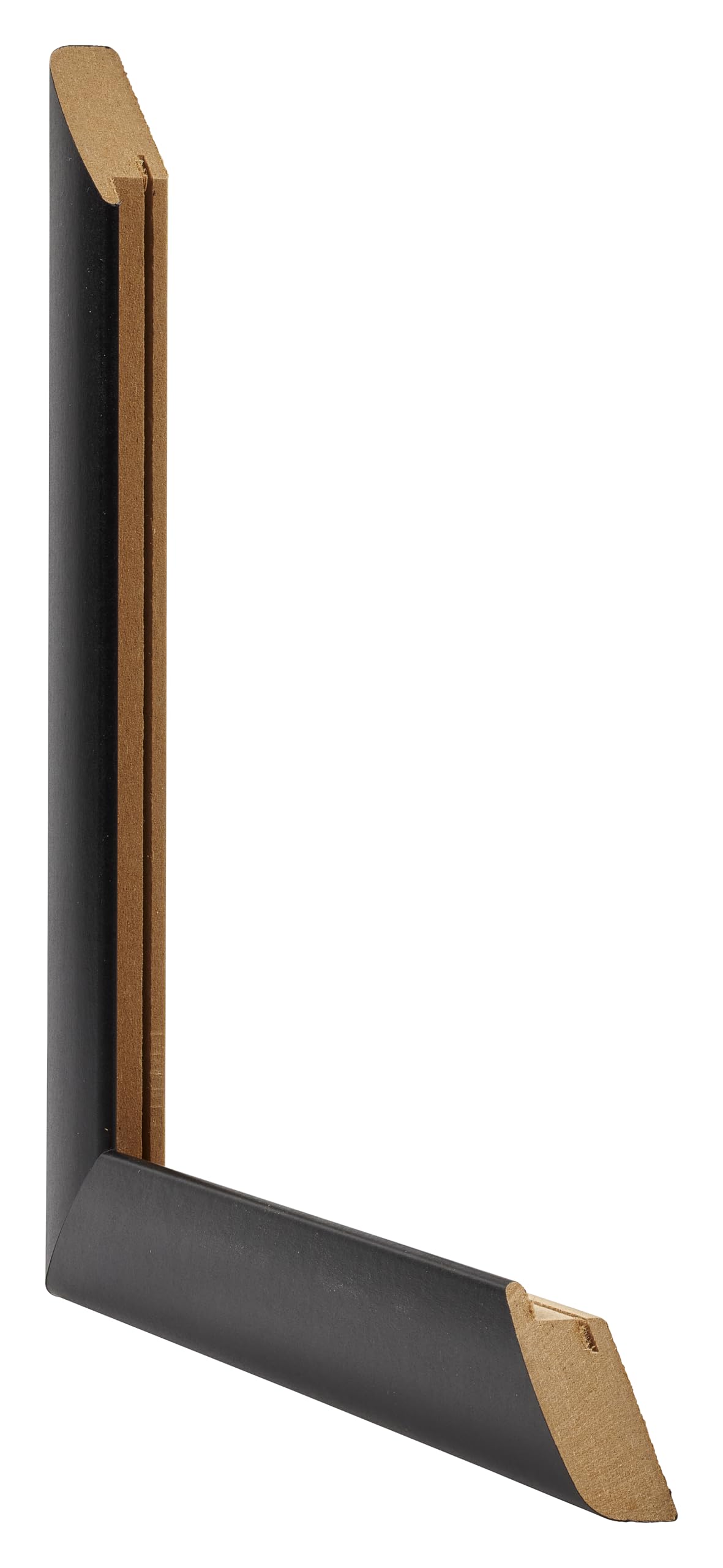 Cornice 61x91,5 cm - Nero Opaco - Cornice per foto in MDF con vetro plastico Antiriflesso - Cornice portafoto 61x91,5 cm - Colonia