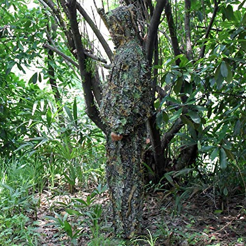 Ghillie Suit,Adult 3D Leafy Camouflage Ghillie Suit Youth Outdoor Woodland Hunting Suit Camo Outfit Ghillie Suit for Men Jungle Wild Animal Photography for Hunters, Military and Paintball - Thumbnail 5