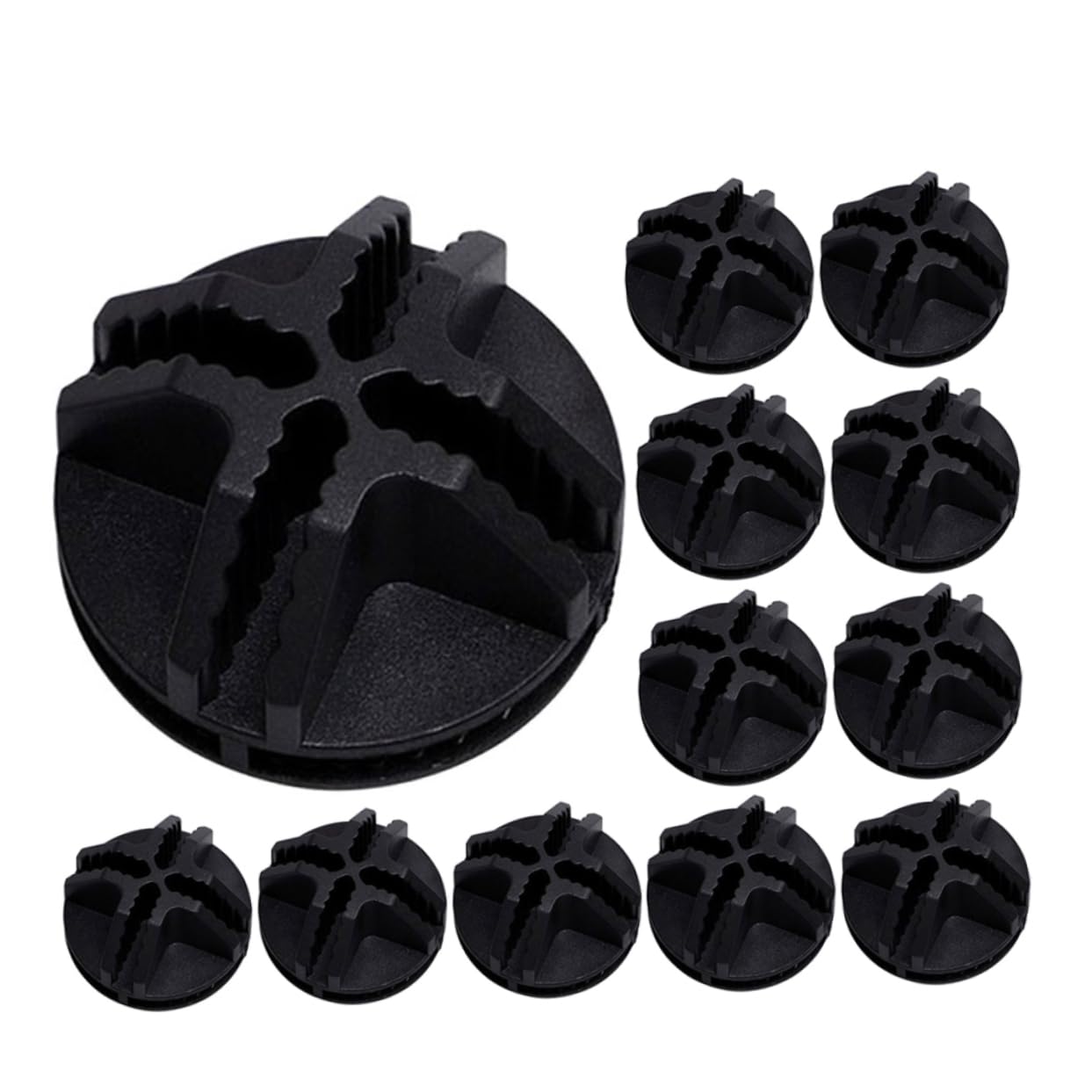 Mipcase Modular Wire Connectors Set 50pcs Abs Plastic Connectors for DIY Furniture Storage Cube Organizer
