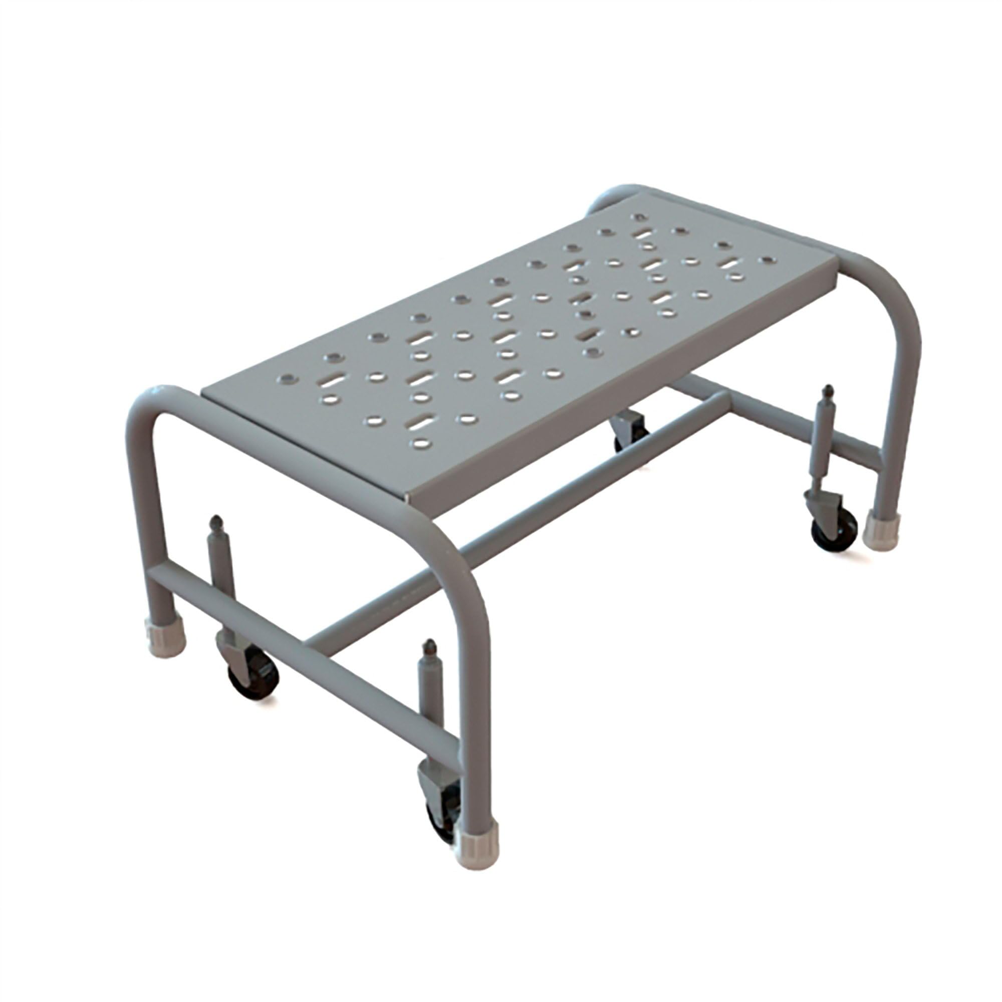 Tri Arc 24" Wide / Perforated Tread / Blue Step Stools