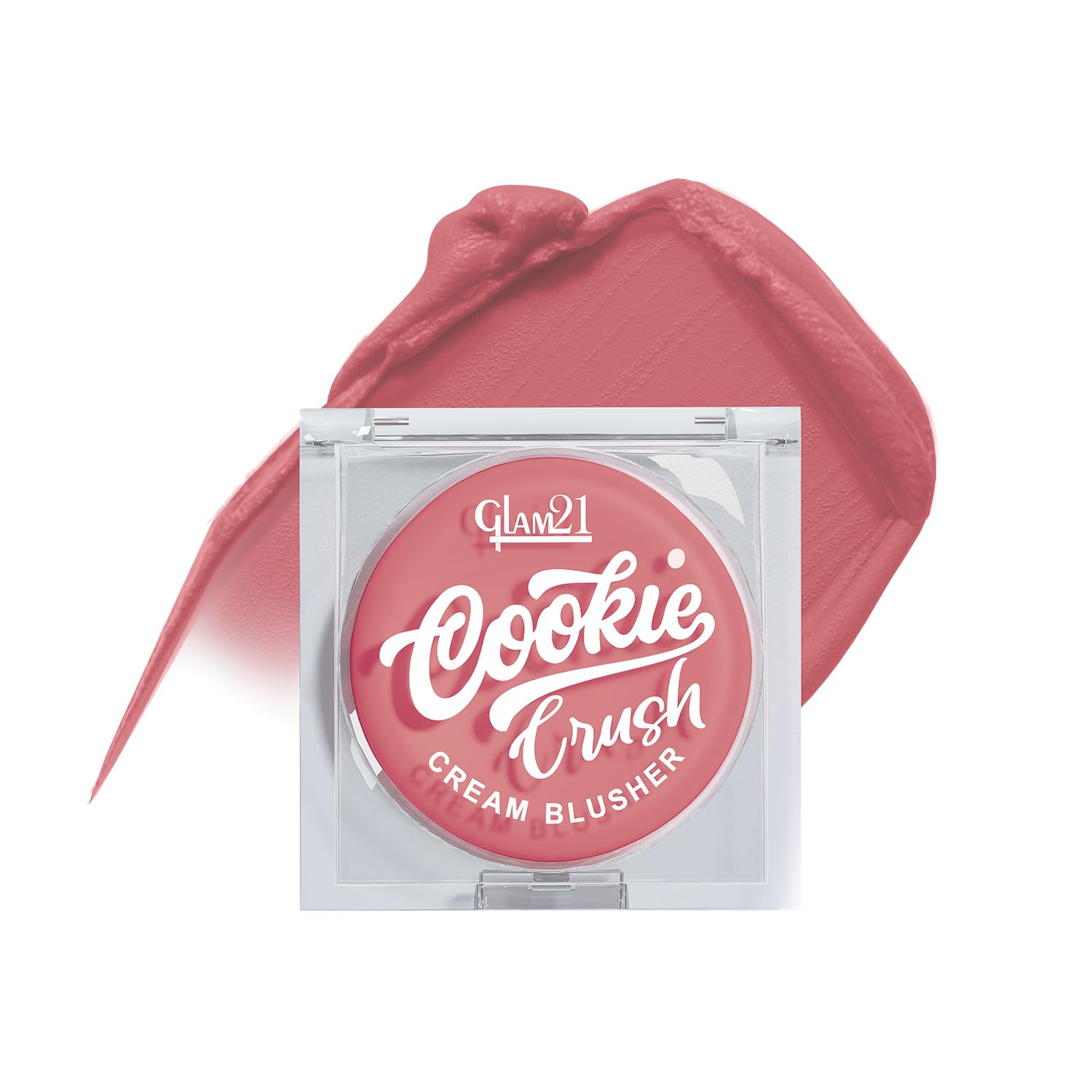 Glam 21 Cookie Crush Cream Blusher | Matte Finish | Lightweight & Long Lasting | Highly Pigmented & Easily Blendable | With Goji Berry & Mango Seed Extracts | All Skin Type | 5gm (Rosy Tart)-image-44