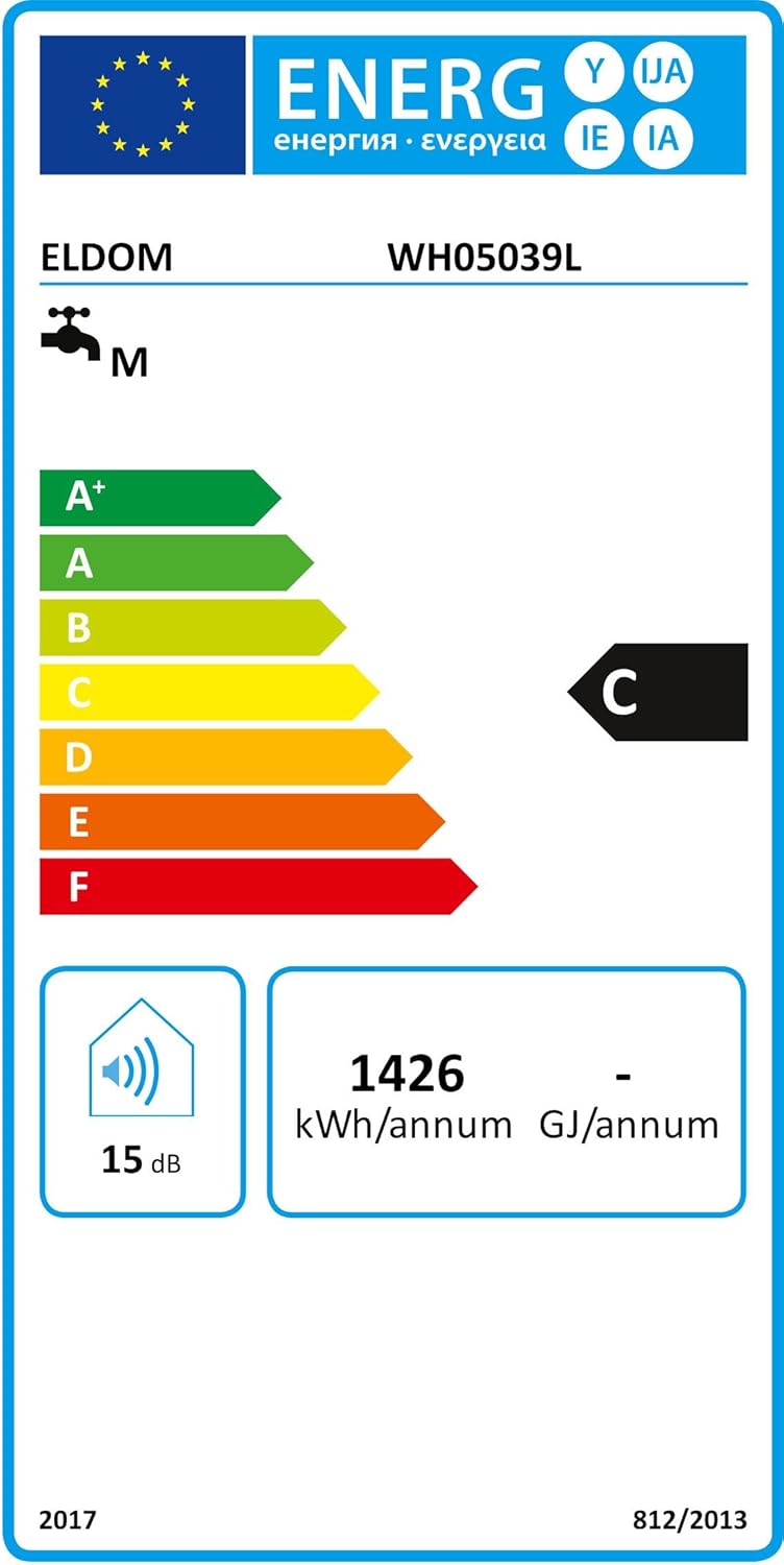 ELDOM WH05039L Energy Efficiency Label, Class C