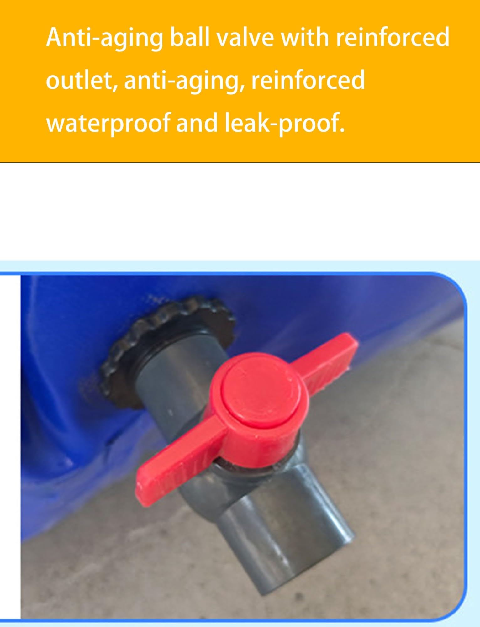 Großer, wasserdichter und faltbarer Wasserbeutel für Outdoor-Aktivitäten wi